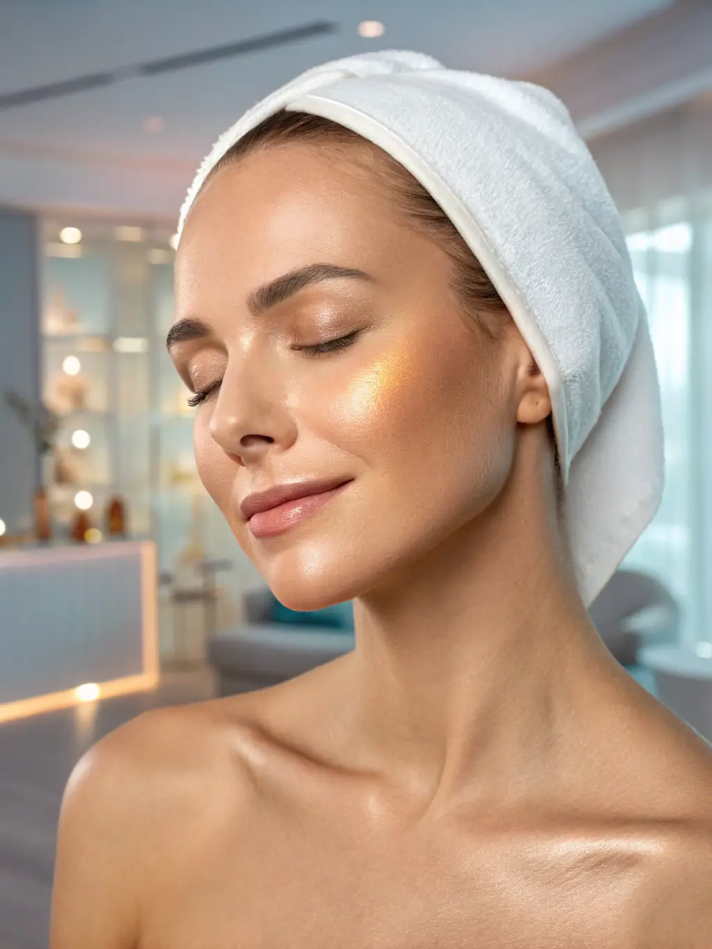 An image depicting the skin rejuvenation process of PRP Microchanneling, showing improved skin tone and texture.